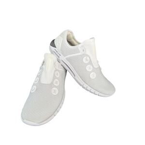 Under Armour UA Instant Icon Hovr Slk Shoes Womens 8 White Gym Run Work No Laces